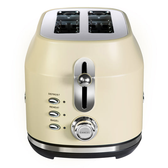 Rangemaster RMCL2S201CM Classic 2 Slice Toaster, Matt Cream