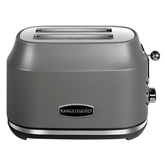 Rangemaster RMCL2S201GY Classic 2 Slice Toaster, Matt Slate Grey