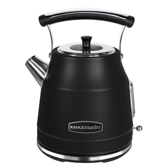 Rangemaster RMCLDK201BK Classic Quiet Boil Kettle 1.7L, 3KW, Matt Black