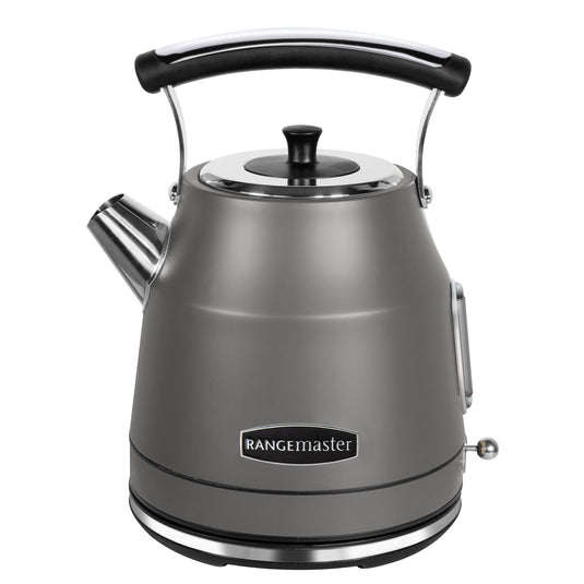 Rangemaster RMCLDK201GY Classic Quiet Boil Kettle 1.7L, 3KW, Matt Slate Grey