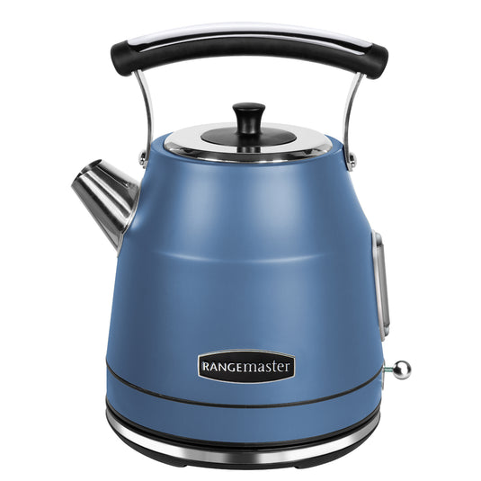 Rangemaster RMCLDK201SB Classic Quiet Boil Kettle 1.7L, 3KW, Stone Blue