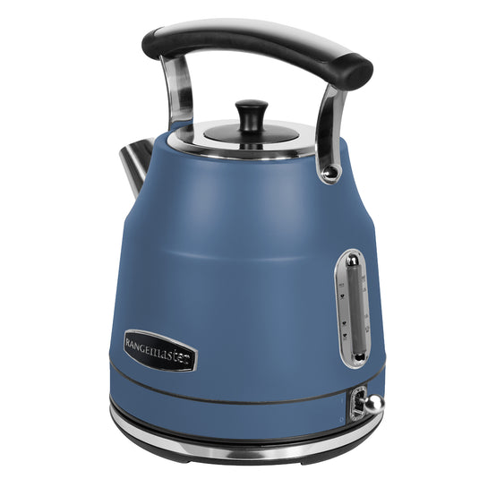 Rangemaster RMCLDK201SB Classic Quiet Boil Kettle 1.7L, 3KW, Stone Blue