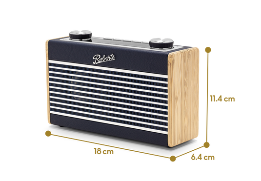 Roberts Rambler Uno DAB/DAB+/FM RDS Radio, Navy Blue