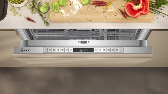 Neff N50, Fully-integrated dishwasher, 60 cm, Variable hinge