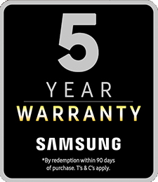 Samsung 5 Year Warranty