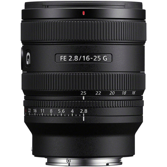 Sony SEL1625G FE 16-25mm f/2.8 G lens