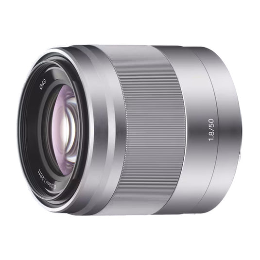 Sony SEL50F18 E 50mm F1.8 OSS, Silver