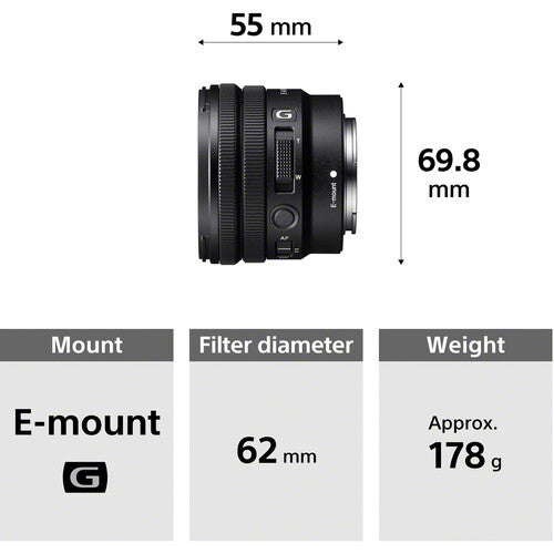 Sony SELP1020G E PZ 10-20mm F4 G