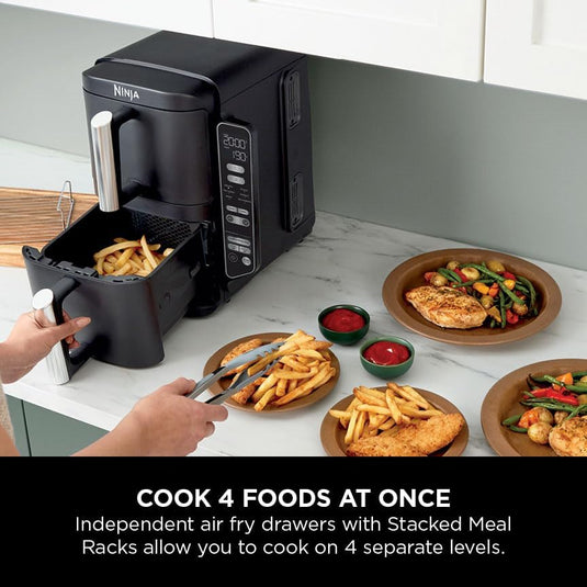 Ninja SL300UK Double Stack 2-Drawer Air Fryer 7.6L