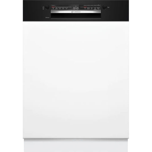 Bosch Series 2, Semi-integrated dishwasher, 60 cm, Black