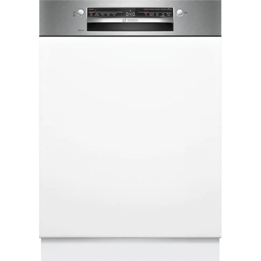 Bosch Series 2, Semi-integrated dishwasher, 60 cm, Brushed steel