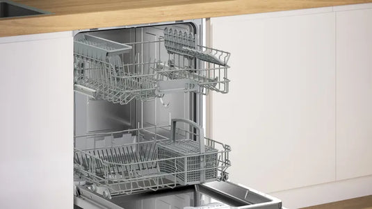 Bosch Series 2, Semi-integrated dishwasher, 60 cm, Brushed steel