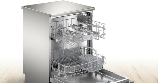 Bosch Series 2, Free-standing dishwasher, 60 cm, Brushed steel