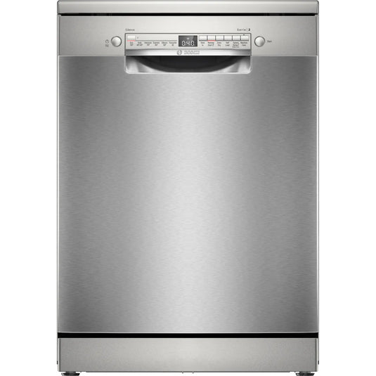 Bosch Series 2, Free-standing dishwasher, 60 cm, Brushed steel