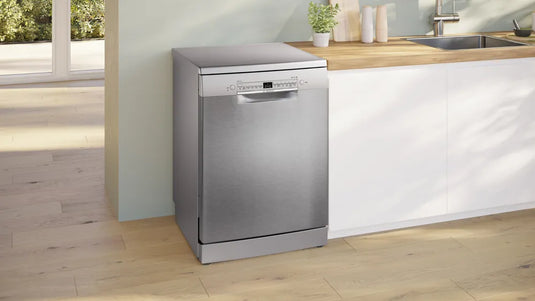 Bosch Series 2, Free-standing dishwasher, 60 cm, Brushed steel