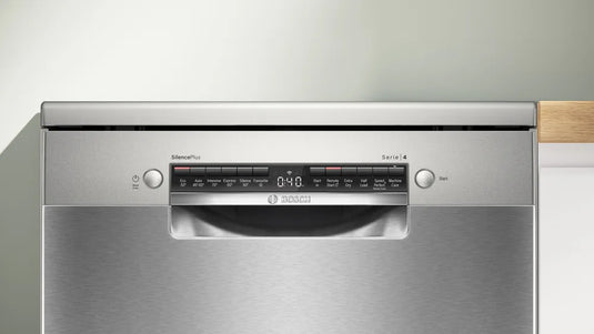 Bosch Series 4, Free-standing dishwasher, 60 cm, Brushed steel