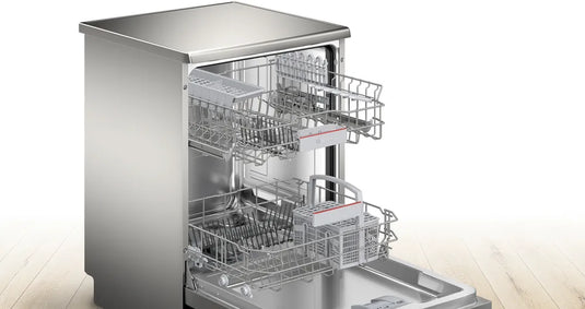 Bosch Series 4, Free-standing dishwasher, 60 cm, Brushed steel