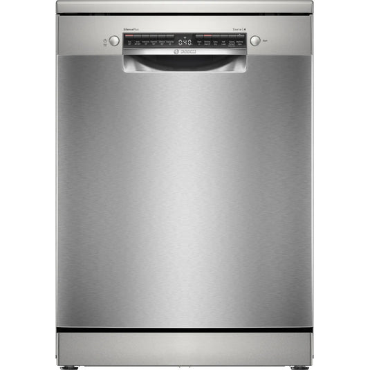 Bosch Series 4, Free-standing dishwasher, 60 cm, Brushed steel