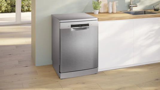 Bosch Series 4, Free-standing dishwasher, 60 cm, Brushed steel