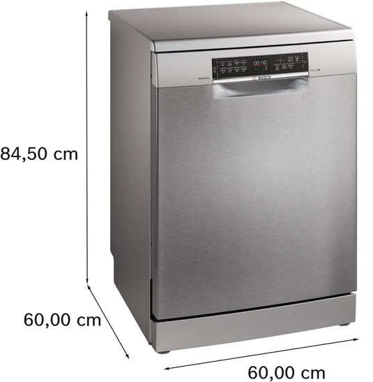 Bosch Series 6, Free-standing dishwasher, 60 cm, Brushed steel