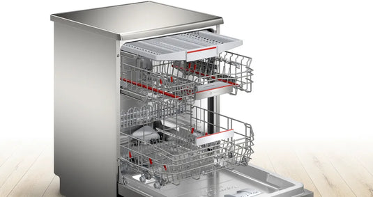 Bosch Series 6, Free-standing dishwasher, 60 cm, Brushed steel