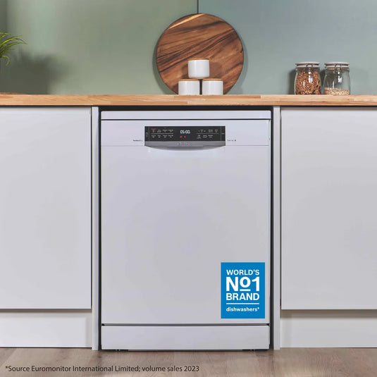 Bosch Series 6, Free-standing dishwasher, 60 cm, White