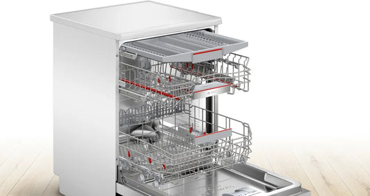 Bosch Series 6, Free-standing dishwasher, 60 cm, White