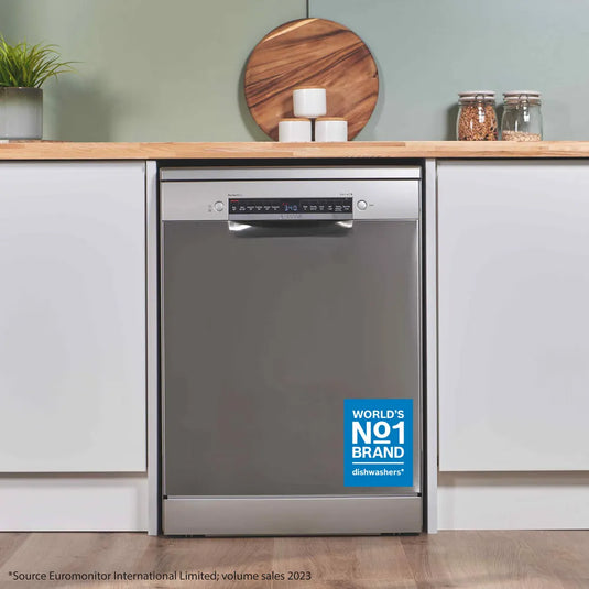 Bosch Series 6, Free-standing dishwasher, 60 cm, Brushed steel