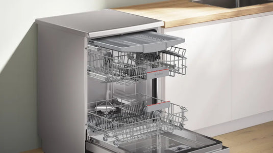 Bosch Series 6, Free-standing dishwasher, 60 cm, Brushed steel