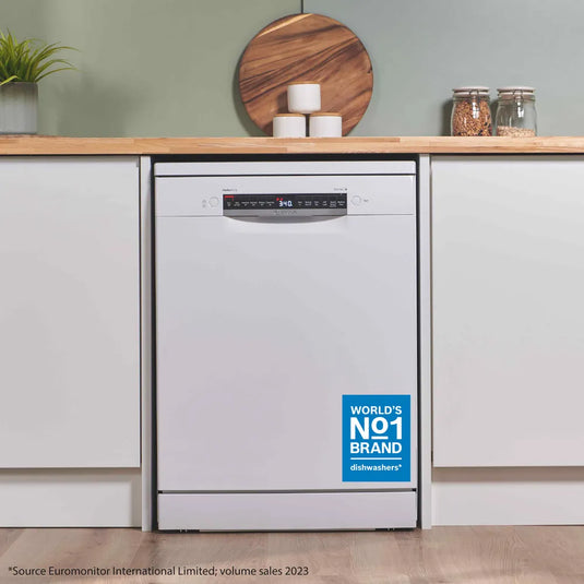 Bosch Series 6, Free-standing dishwasher, 60 cm, White