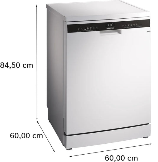 Siemens iQ300, Free-standing dishwasher, 60 cm, White