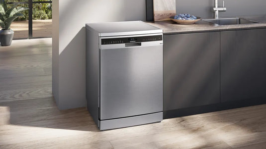 Siemens iQ500, Free-standing dishwasher, 60 cm, Brushed steel