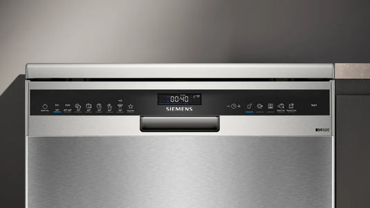 Siemens iQ500, Free-standing dishwasher, 60 cm, Brushed steel