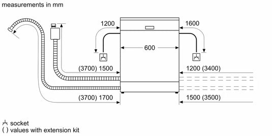 Siemens iQ500, Fully-integrated dishwasher, 60 cm