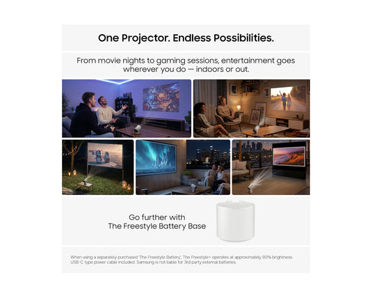 Samsung SP-LFF3H Freestyle+ Full HD Portable Projector