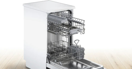 Bosch Series 2, Free-standing dishwasher, 45 cm, White