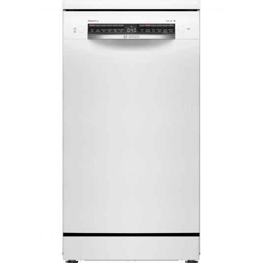 Bosch Series 4, Free-standing dishwasher, 45 cm, White