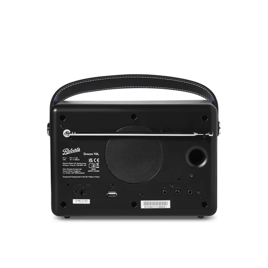 Roberts Stream 94L Smart Radio with FM/DAB/DAB+/Bluetooth, Black