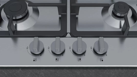 Neff N50, Gas hob, 60 cm, Stainless steel