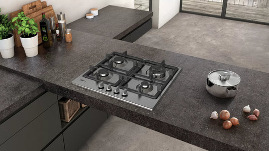 Neff N50, Gas hob, 60 cm, Stainless steel