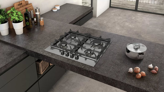 Neff N70, Gas hob, 60 cm, Stainless steel