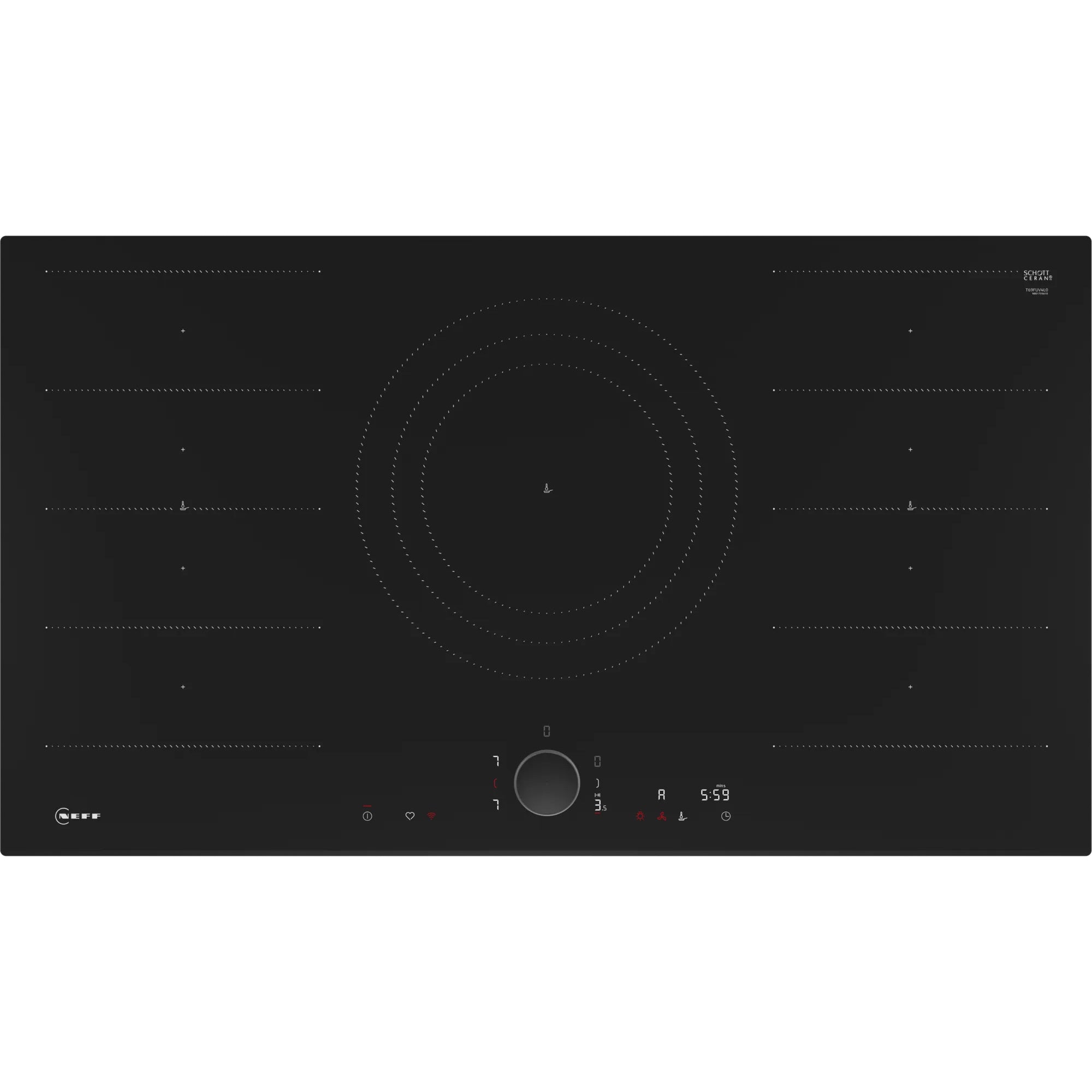 Neff N90 Induction Hob 90 Cm Black neff-n90-induction-hob-90-cm-black