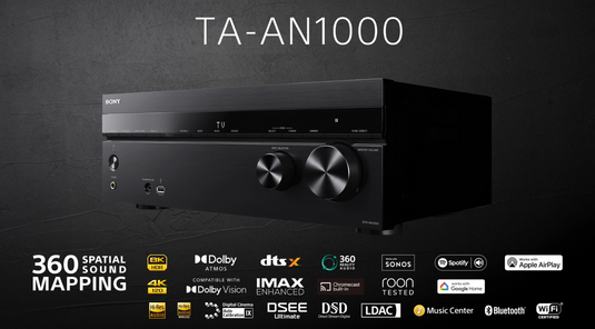 Sony TA-AN1000 7.2ch Multi Channel 8K A/V Amplifier