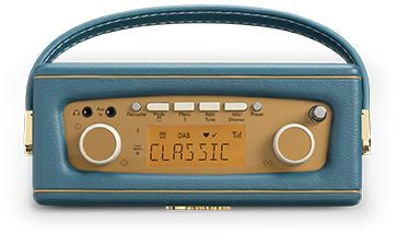 OPEN-BOX RENEWED - Roberts Revival Uno DAB/DAB+/FM radio with Bluetooth, Teal Blue