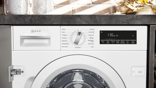 Neff Built-in washing machine, 8 kg, 1400 rpm