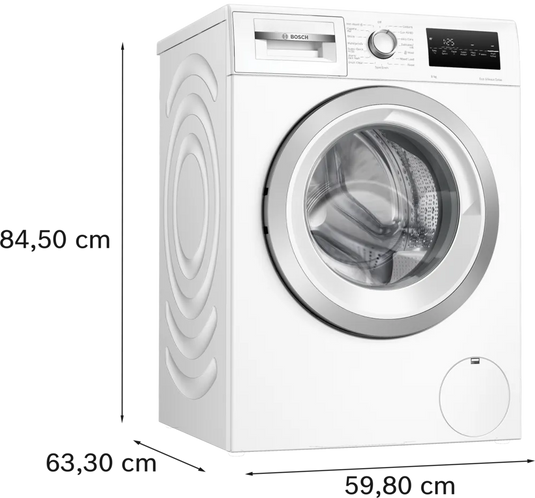 Bosch Series 4, Washing machine, front loader, 8 kg, 1400 rpm