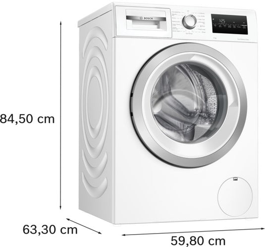 Bosch Series 4, Washing machine, front loader, 9 kg, 1400 rpm