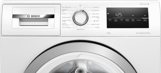 Bosch Series 4, Washing machine, front loader, 9 kg, 1400 rpm