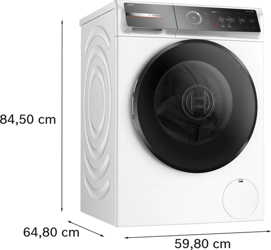 Bosch Series 8, Washing machine, front loader, 10 kg, 1400 rpm