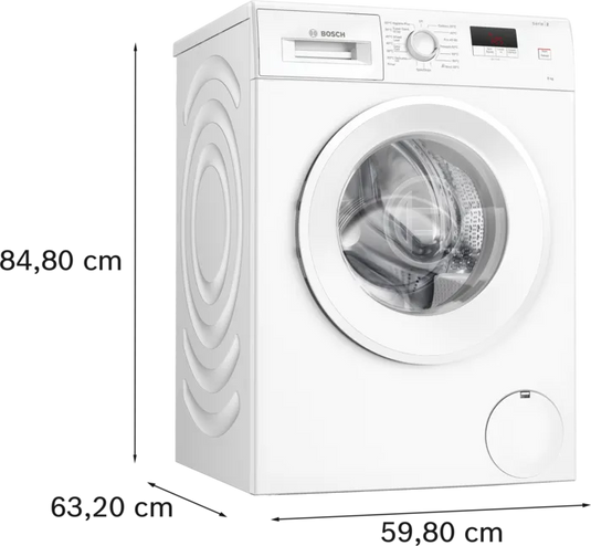 Bosch Series 2, Washing machine, front loader, 8 kg, 1400 rpm